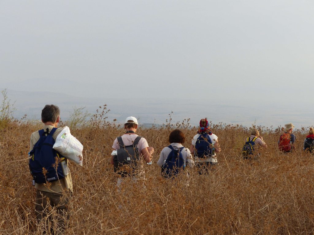 Wanderung auf dem Jerusalem-Weg.